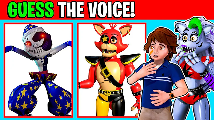 Guess the VOICE!? FNAF QUIZ with with Roxanne Wolf...