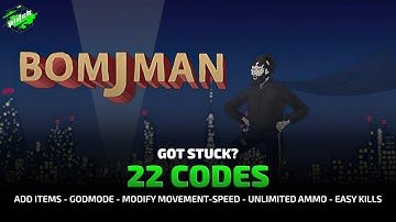 BOMJMAN Cheats: Add Items, Unlimited Ammo, Godmode, Easy Kills, ... | Trainer by PLITCH