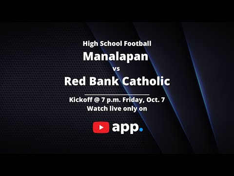 Friday Night: Manalapan vs Red Bank Catholic High School Football