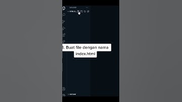 cara bikin file HTML di visual studio code!!!