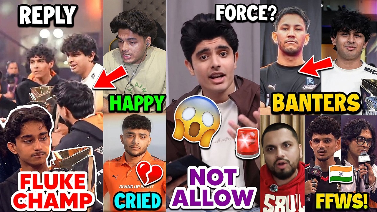 Team Apex Gaming Champions 🥶 TAG Banters Team Elite?😱 Mr Jay YT Cried, S8UL SID Matter, Thug Reply?🚨