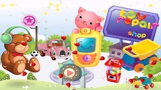 Toy Repair Shop & School Bus Wash Videos for Kids & Children - Gameplay {iOS} by Kid Vids! screenshot 1