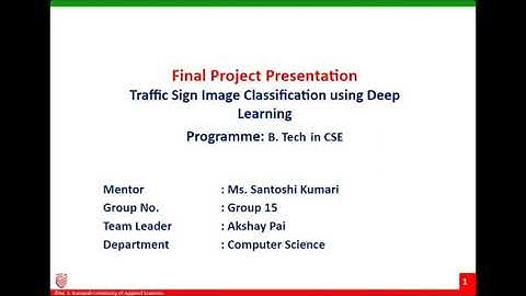 Traffic Sign Image Classification using Deep Learning