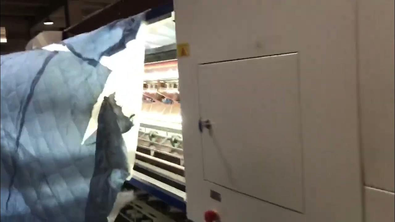 Mattress MultiNeedle Quilting Machine with Panasonic Drivers YouTube