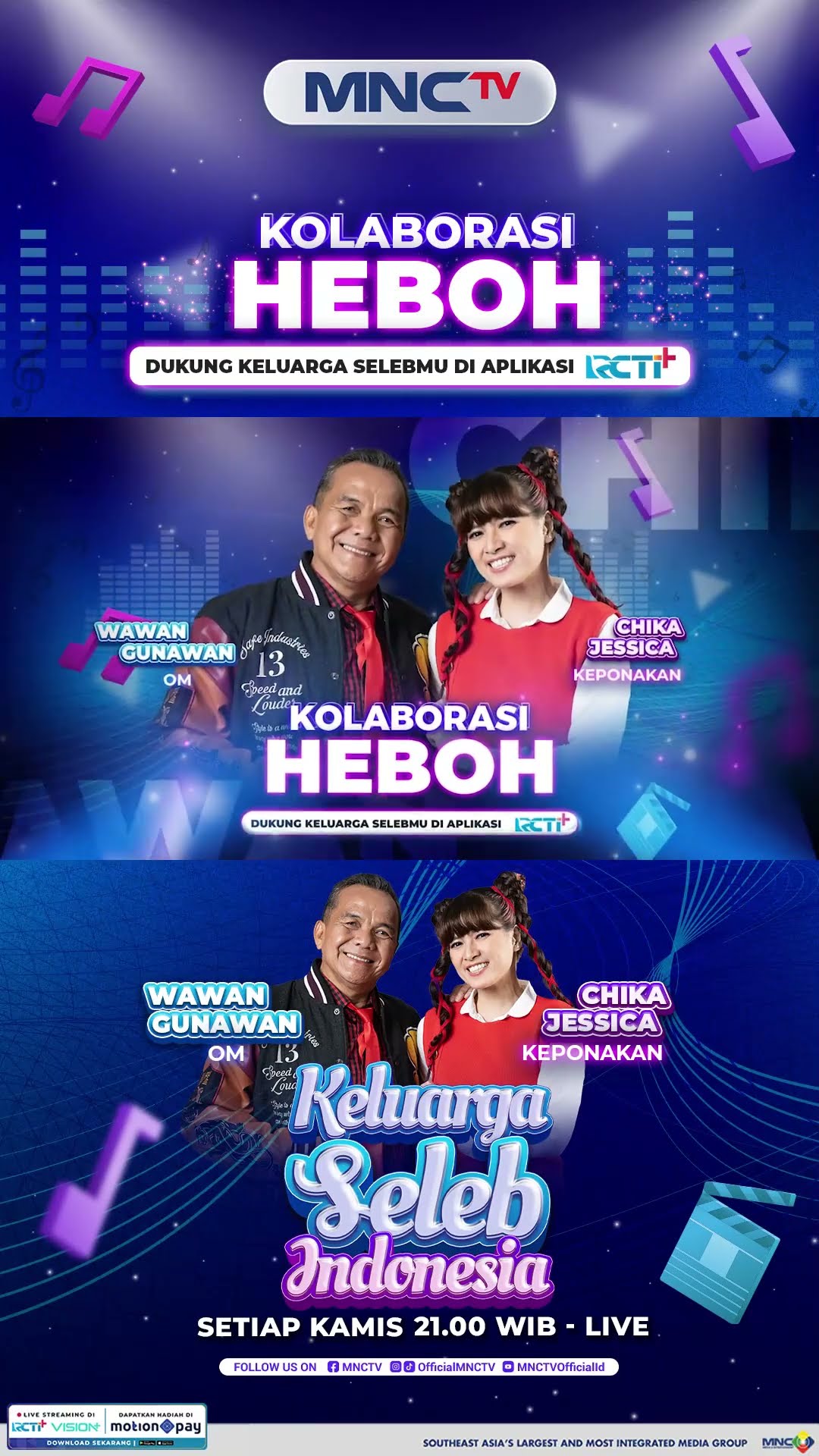 TOP 5 KELUARGA SELEB INDONESIA, CHIKA JESSICA DAN OM WAWAN SIAP BIKIN HEBOH LAGI