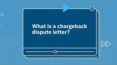 What is a chargeback dispute letter?
