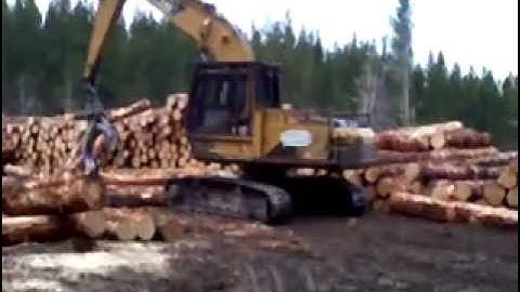 cat 325bl log loader