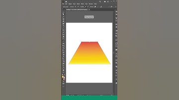 How to make a Trapezoid in Illustrator #shortvideo