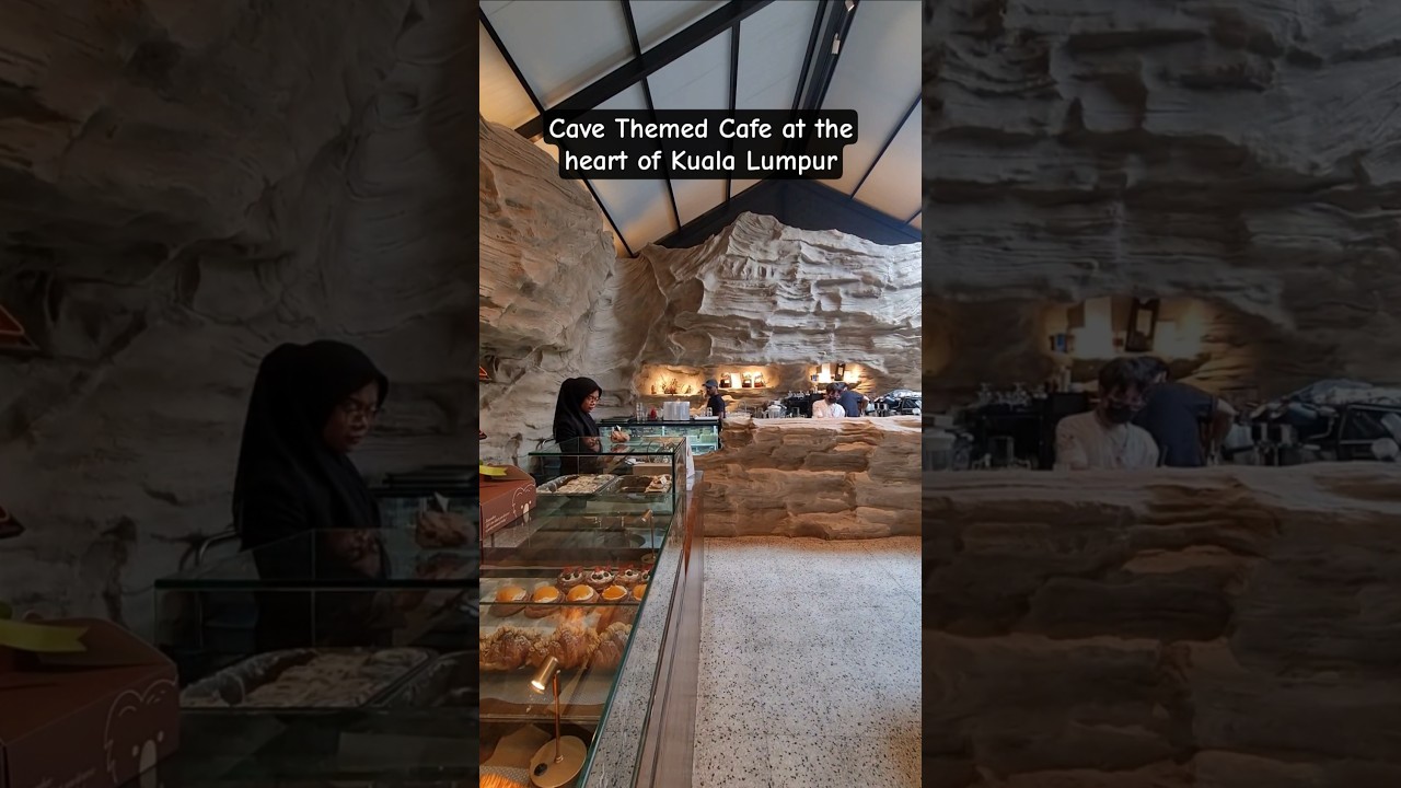 queued 20Min to try this CAVE THEMED CAFE!📍House of Wheat, Chow Kit