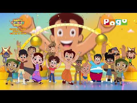 Happy Birthday Bheem - Laddoo Birthday Bash | Chhota Bheem Cartoon only on Pogo 9:30 AM to 12 PM