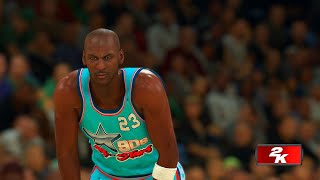 NBA 2K20 - 90's All-Stars vs. 2010's All-Stars [1080p 60 FPS] screenshot 4