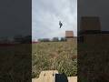 double flip to hard grass