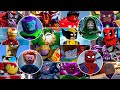 Every Boss Fight Ever In LEGO Marvel Games Complete Saga 