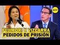 Fiscalía pide 18 meses de prisión preventiva para Vizcarra y 30 años y 10 meses para Fujimori
