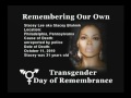 Transgender Memorial Vigil 2010 Atlanta