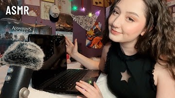 ASMR Fast & Aggressive Keyboard Typing, Tapping & Scratching