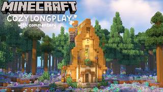 Relaxing Minecraft Longplay With Commentary - Building a Cozy Fantasy House