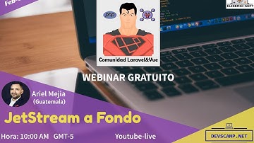 Qué es Laravel JetStream #laravel #jetstream #webinar