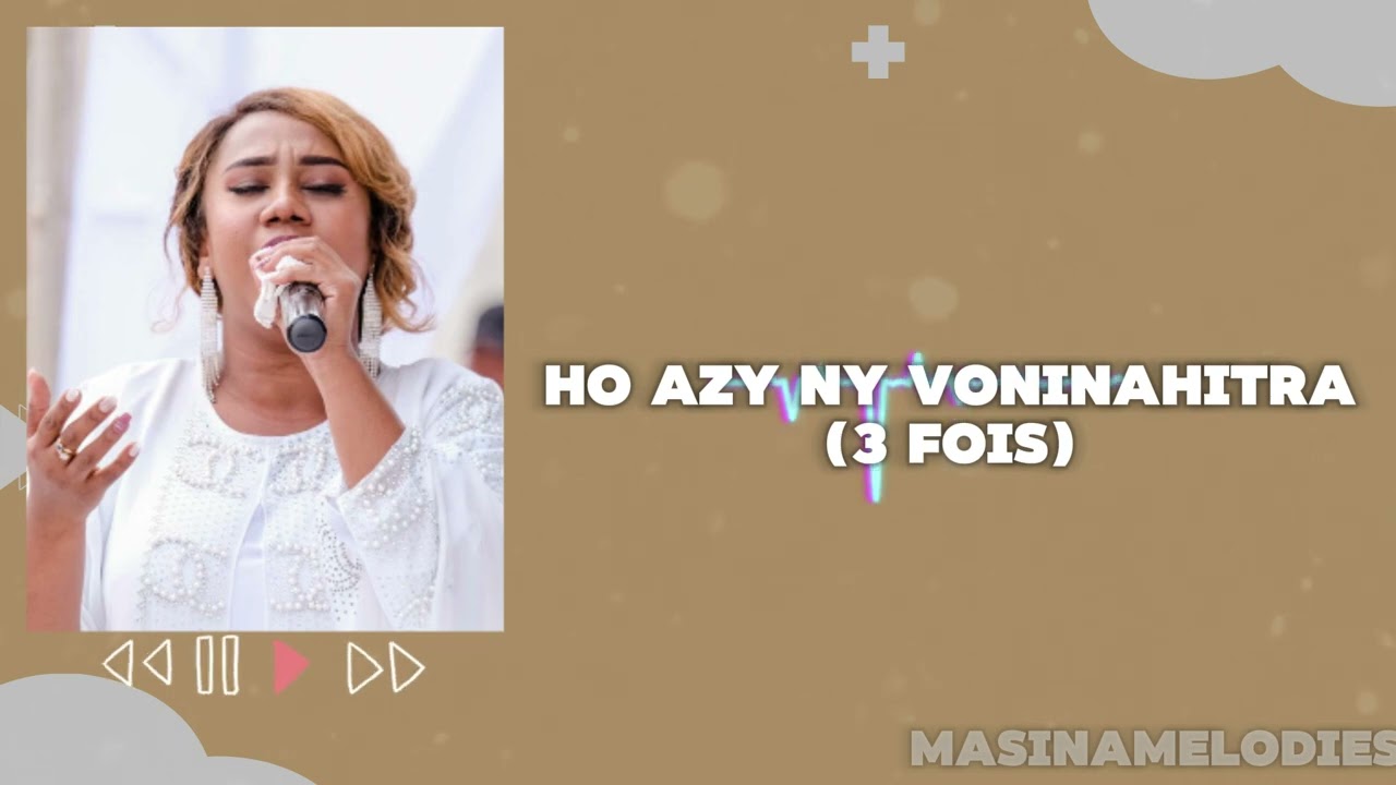 Ho Azy Ny Voninahitra  Pepe Shine feat  Vero Ranaivoson KARAOKE instrumental