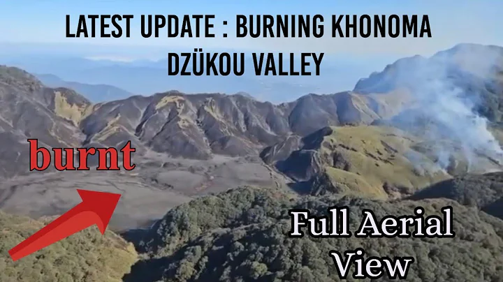 Latest Update - AERIAL VIEW OF THE BURNING KHONOMA DZÜKOU VALLEY 