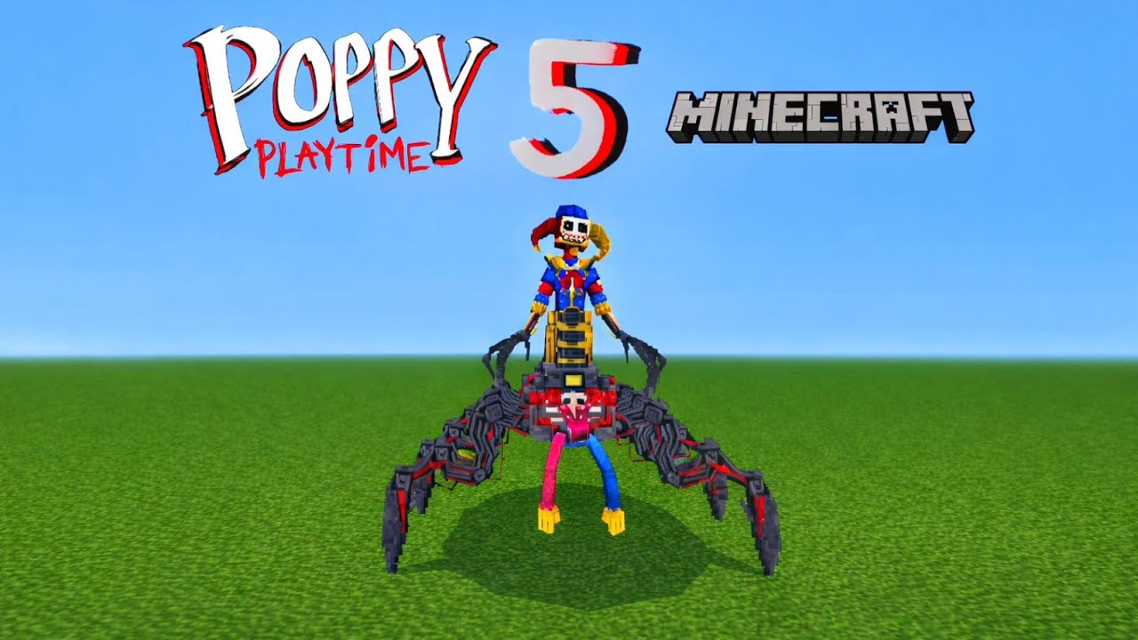 Poppy playtime chapter 5 NEW ADDON IN MINECRAFT PE