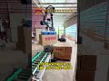 Cobot palletizer with vacuum suction gripper #cobot #palletizer #palletizing #shorts