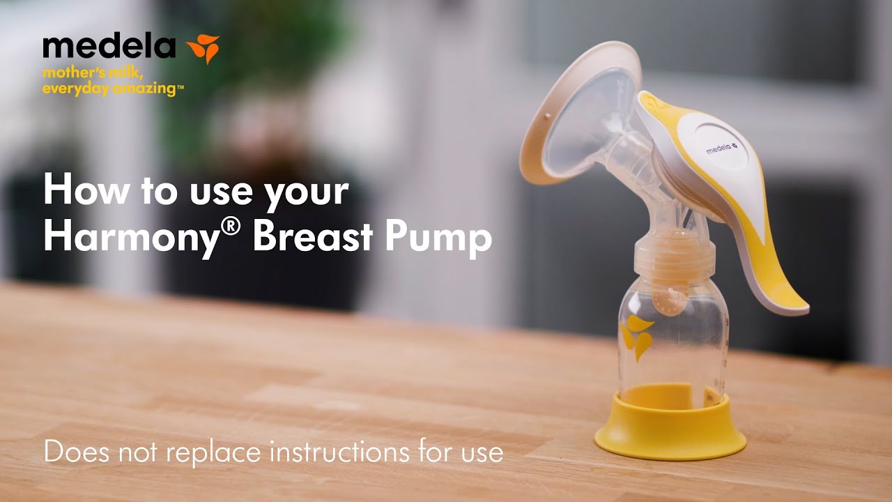 Medela Harmony™ How to use your manual breast pump YouTube