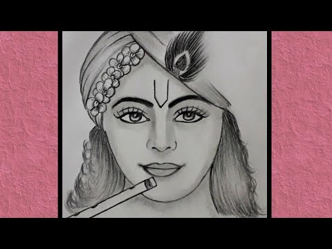 Top more than 155 lord krishna drawing with pencil best - seven.edu.vn