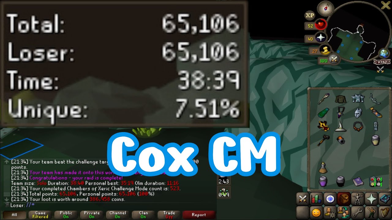 Cox CM max points [Bowfa/Fang]