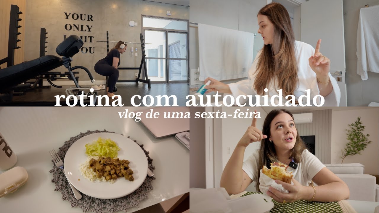 Rotina da manhã, banho premium, cuidado com o cabelo, strogonoff sem lactose e provando cachorrão