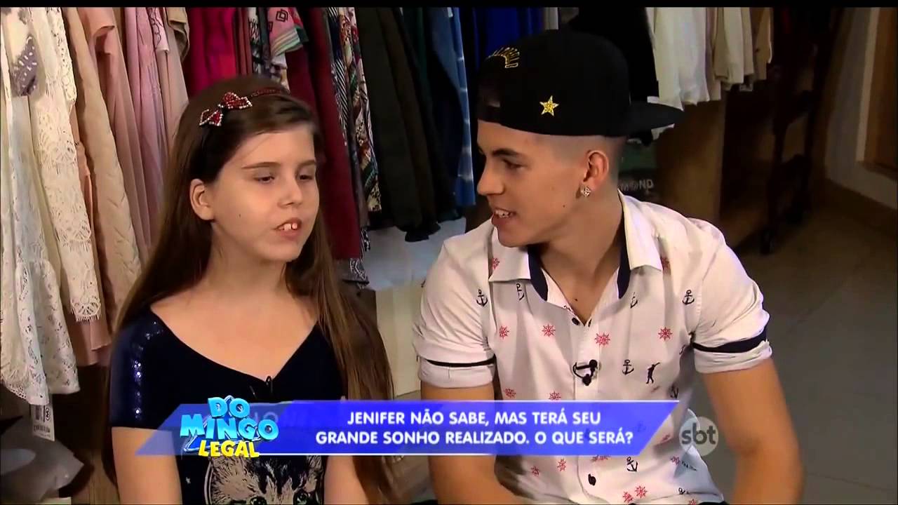 Biel no quadro A Princesa e o plebeu com a princesa Jenifer (02/08/15)