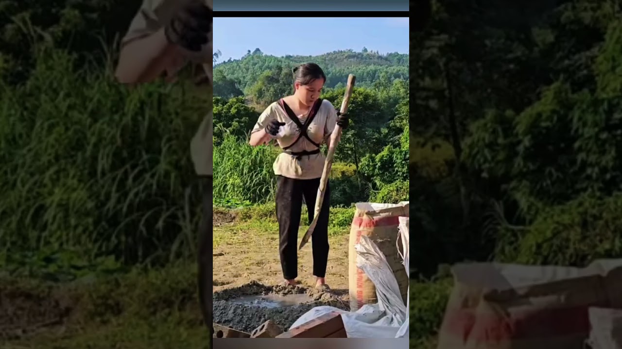 Single Mom Builds a Cement Stove and Harvests Onions to Feed Her Child | True Story