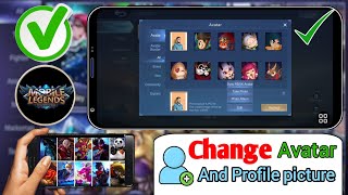 How To Change Avatar in Mobile Legends | Mobile Legends Avatar/Profile Picture Change