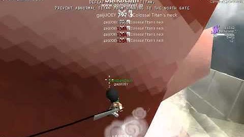 [AOTTG][Colossal Titan Ⅱ Abnormal]solo kill in 21 seconds