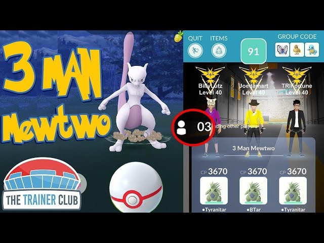 How to Raid LEGACY MEWTWO with ZyoniK in Pokémon GO!