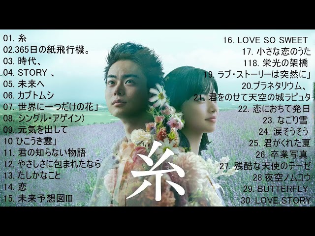 邦楽 10,000,000回を超えた再生回数 ランキング 名曲 メドレー   糸 , 365日の紙飛行機, 時代,STORY , 未来へ,カブトムシ class=