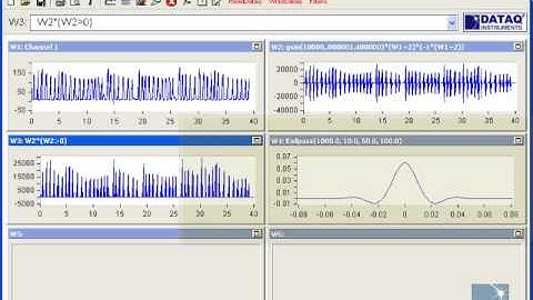 Creating Filters Using DADiSP Waveform Analysis Software