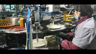 230mm rotary type cutting disc making machine
