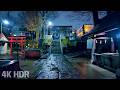 [ASMR] Continuous Rain Walking Through Empty Alleys on a Winter Night | Tokyo, Japan | 4K/HDR