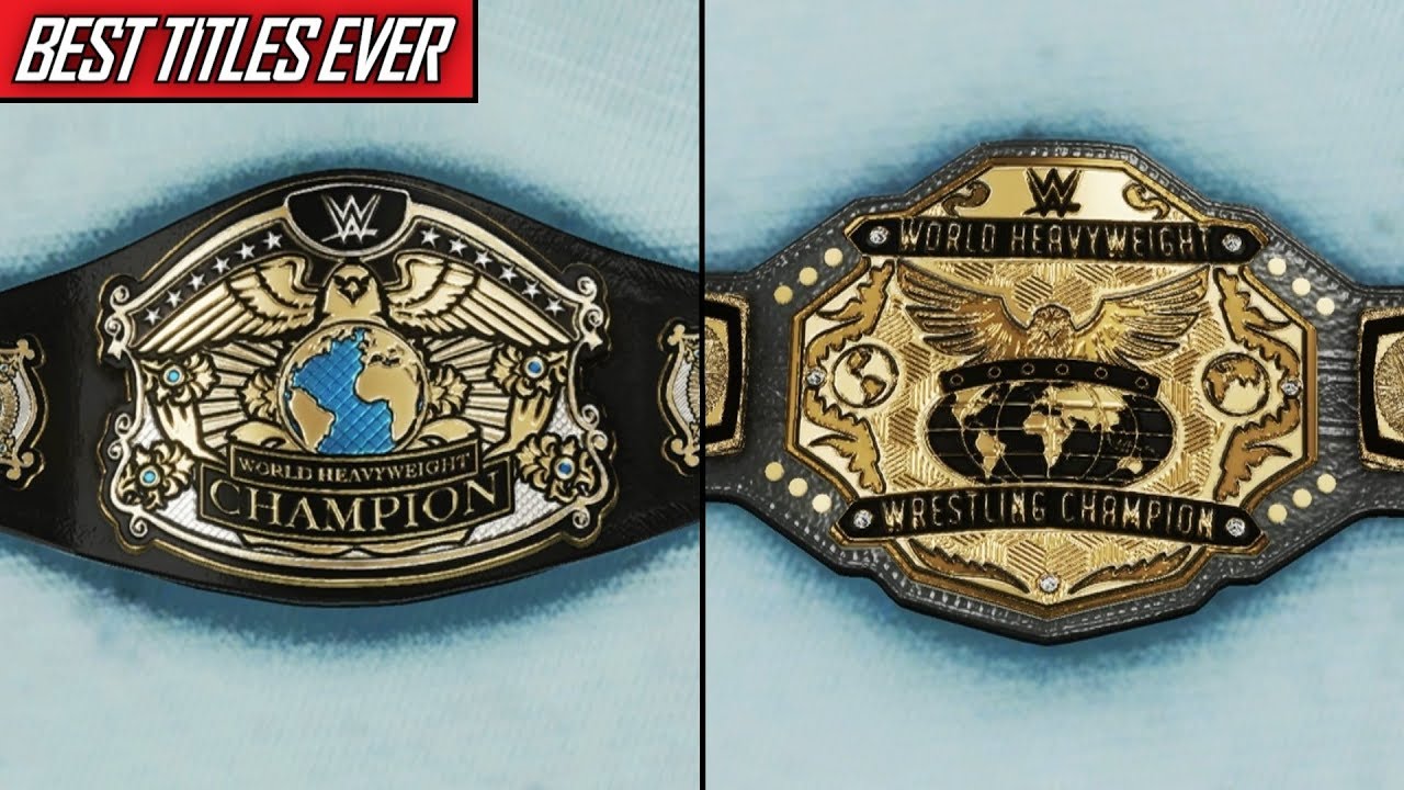 The Best Custom Championships Ever In Wwe 2k19 7 Youtube