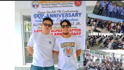 Sigma Lambda Phi Pre-anniversary Alfredo Sandre crus Jr. Birthday