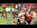 ROMA CAMPIONEEE! (goal,riss3 tra tifosi,fumogeni) allo STADIO con SODIN e SICKWOLF!! Roma - Feye 1-0