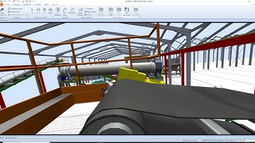 Virtual reality simulation of conveyor system