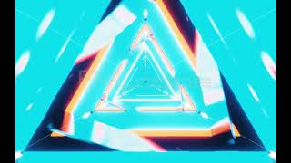 Infinite Triangle Tunnel Loop 007-003 Blue 1920X1200 - Dr. Penguin - Avloops