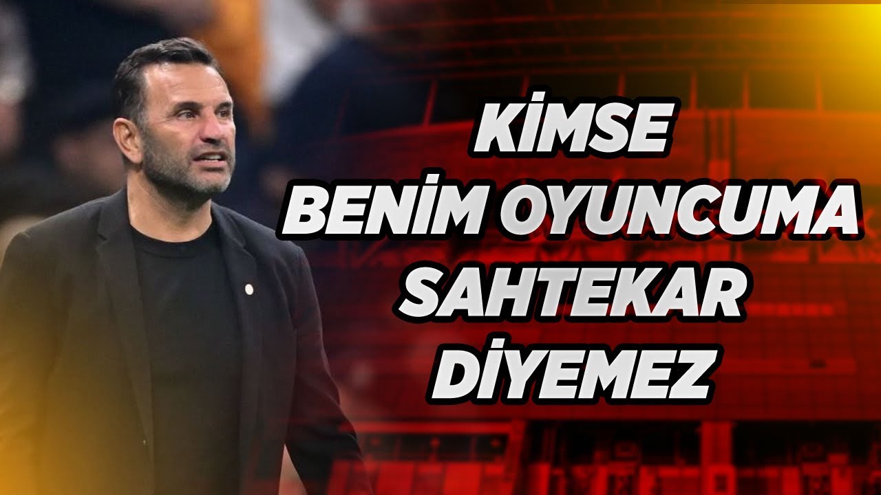 Galatasaray Teknik Direktörü Okan Buruk: Aynı Penaltıdan Fenerbahçe’ye 5 Kere Verilmiştir