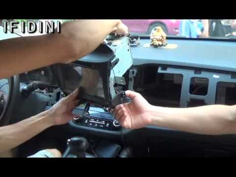 How to install car dvd for Kia Sportage R ?Infidini android dvd