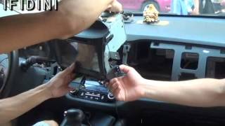How to install car dvd for Kia Sportage R Infidini android dvd