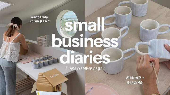 days in the life of a ceramic artist & small busin...