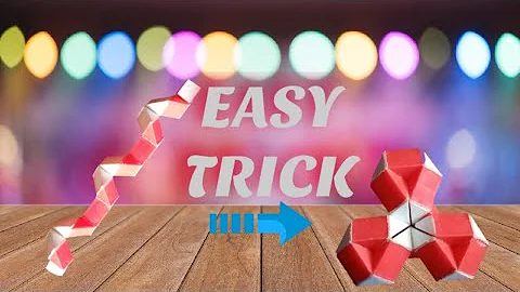 How to make spinner with snake cube