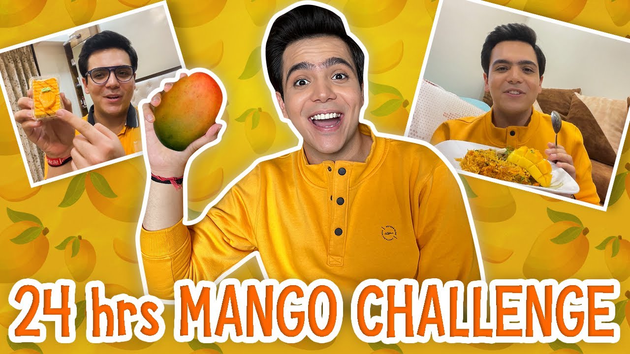 I ONLY ATE MANGOES FOR 24 HOURS CHALLENGE 🥭 |  RAJ ANADKAT |
